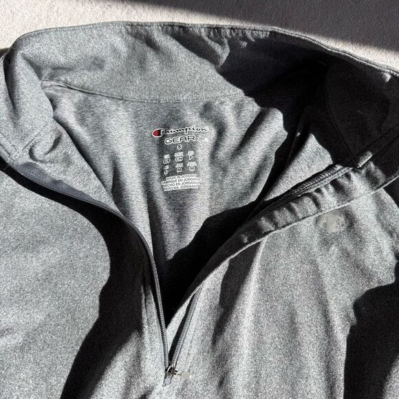Champion Women’s Running Athletic Gear mock zip Long Sleeve Top - Picture 4 of 14